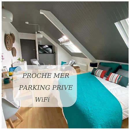 Agreable Cocon Sous Les Toits - Parking - Wifi Apartment Pleneuf-Val-Andre Exterior photo