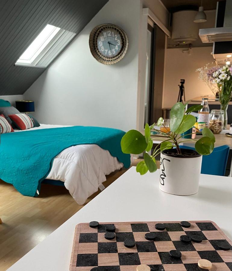 Agreable Cocon Sous Les Toits - Parking - Wifi Apartment Pleneuf-Val-Andre Exterior photo