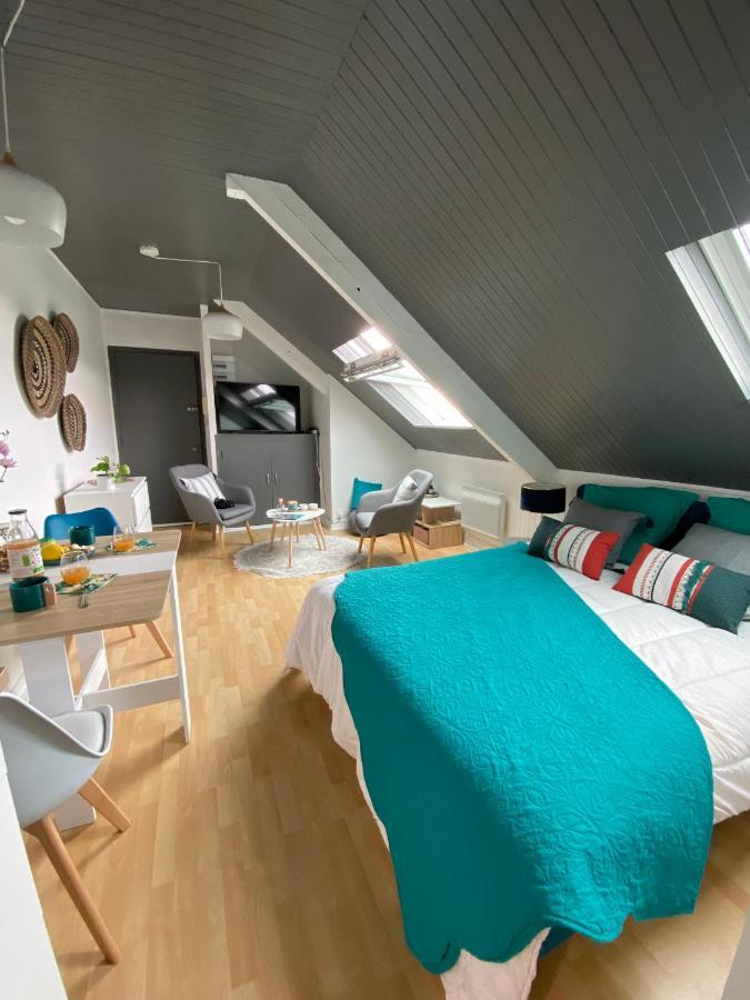 Agreable Cocon Sous Les Toits - Parking - Wifi Apartment Pleneuf-Val-Andre Exterior photo